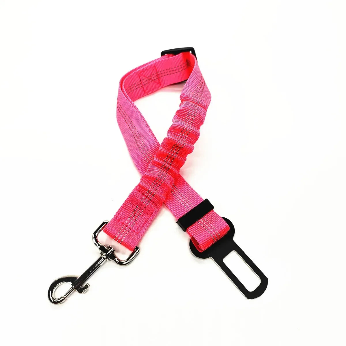 Adjustable Pet Car Seat Belt – Dog & Cat Safety Harness Clip for Vehicle Travel