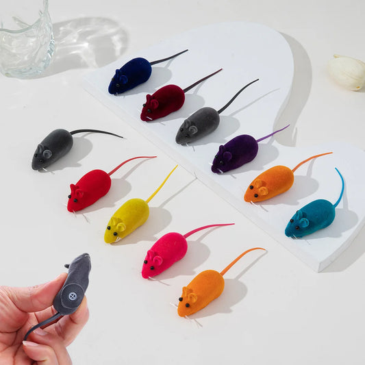 Interactive Mouse Cat Toy – Bite Resistant Sond Rubber Simulation Mouse