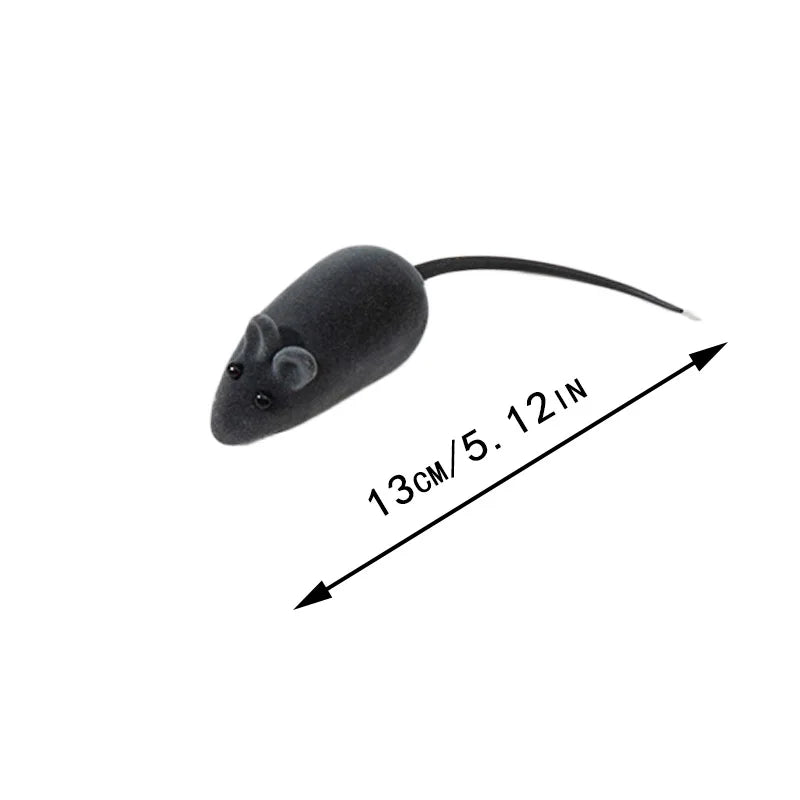 Interactive Mouse Cat Toy – Bite Resistant Sond Rubber Simulation Mouse