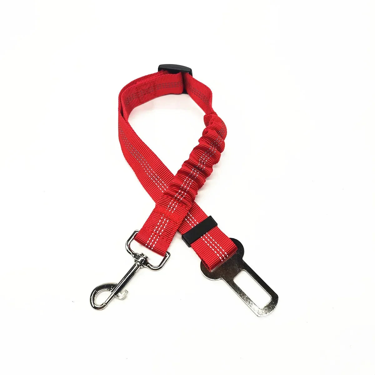 Adjustable Pet Car Seat Belt – Dog & Cat Safety Harness Clip for Vehicle Travel