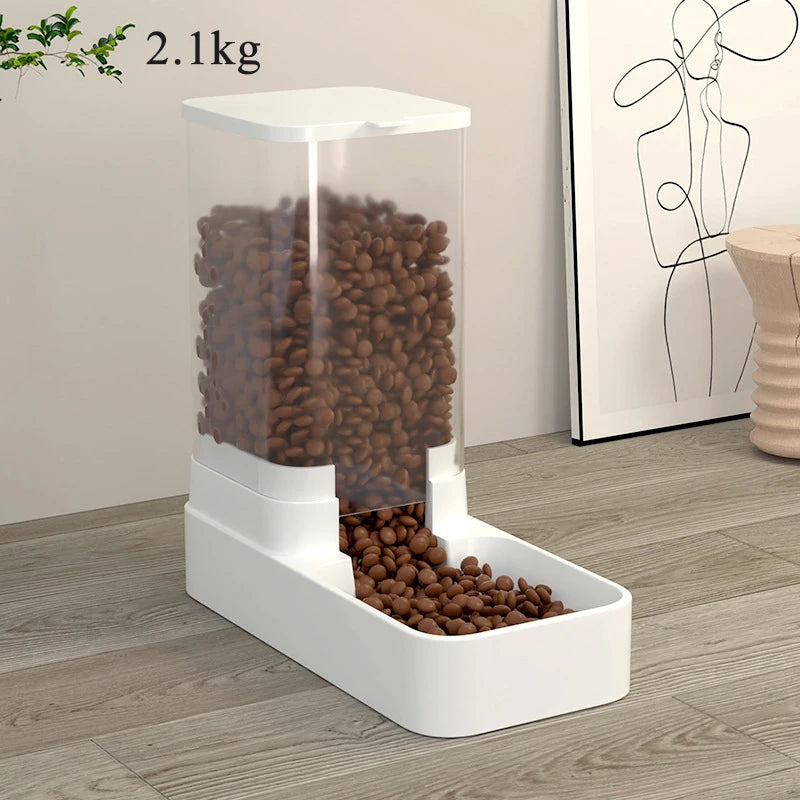 Automatic Pet Feeder & Water Dispenser – Large Capacity Food Storage for Dogs & Cats