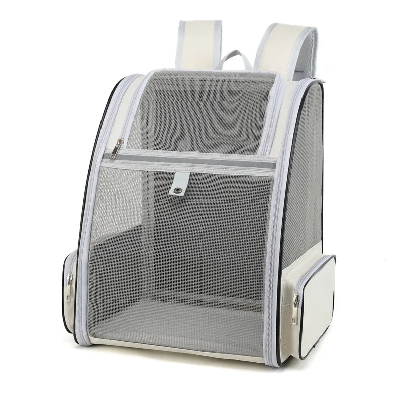 Cat Carrier Backpack – Breathable Travel Bag for Small Cats & Dogs (Up to 6kg)