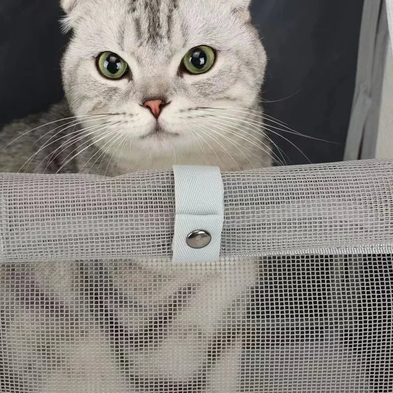 Cat Carrier Backpack – Breathable Travel Bag for Small Cats & Dogs (Up to 6kg)