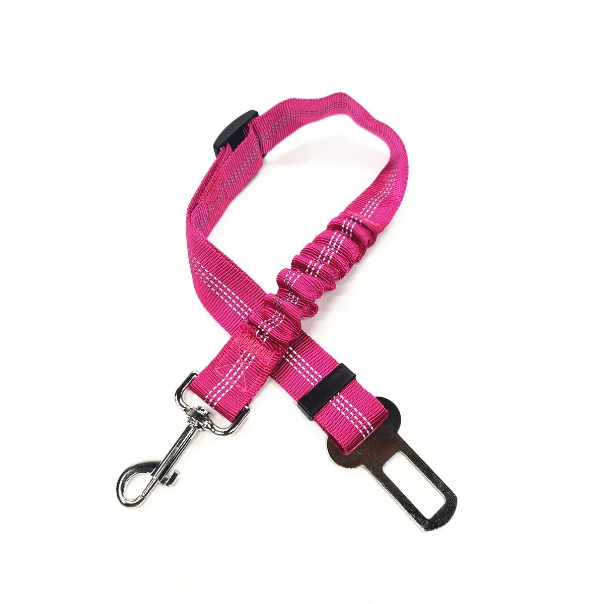 Adjustable Pet Car Seat Belt – Dog & Cat Safety Harness Clip for Vehicle Travel