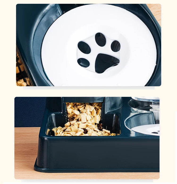 Automatic Cat Feeder & Water Dispenser – Large Capacity Food Storage for Cats & Small Dogs