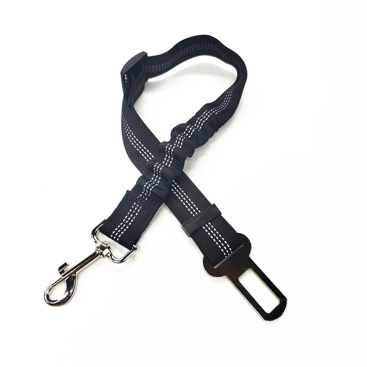 Adjustable Pet Car Seat Belt – Dog & Cat Safety Harness Clip for Vehicle Travel
