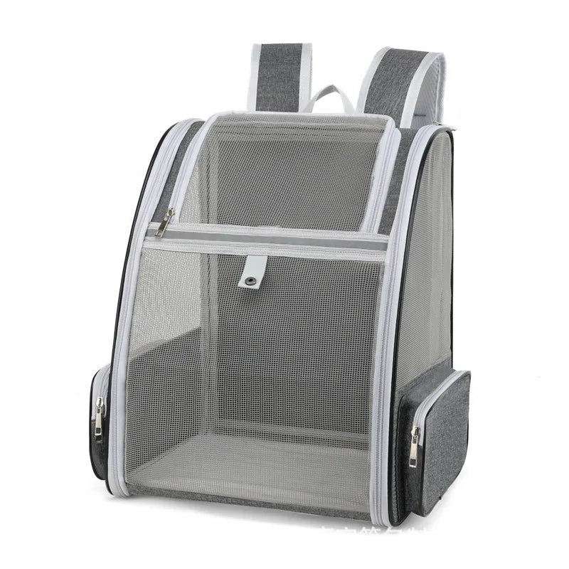 Cat Carrier Backpack – Breathable Travel Bag for Small Cats & Dogs (Up to 6kg)