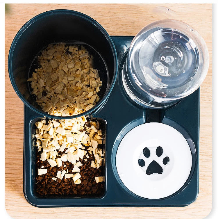 Automatic Cat Feeder & Water Dispenser – Large Capacity Food Storage for Cats & Small Dogs