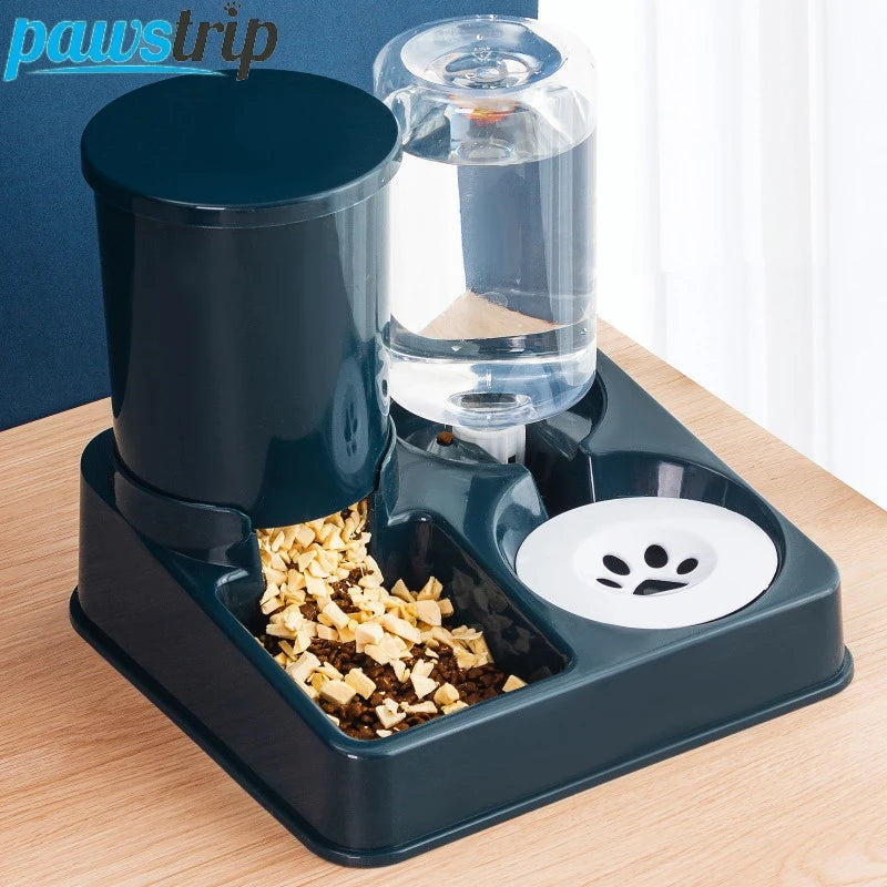 Automatic Cat Feeder & Water Dispenser – Large Capacity Food Storage for Cats & Small Dogs