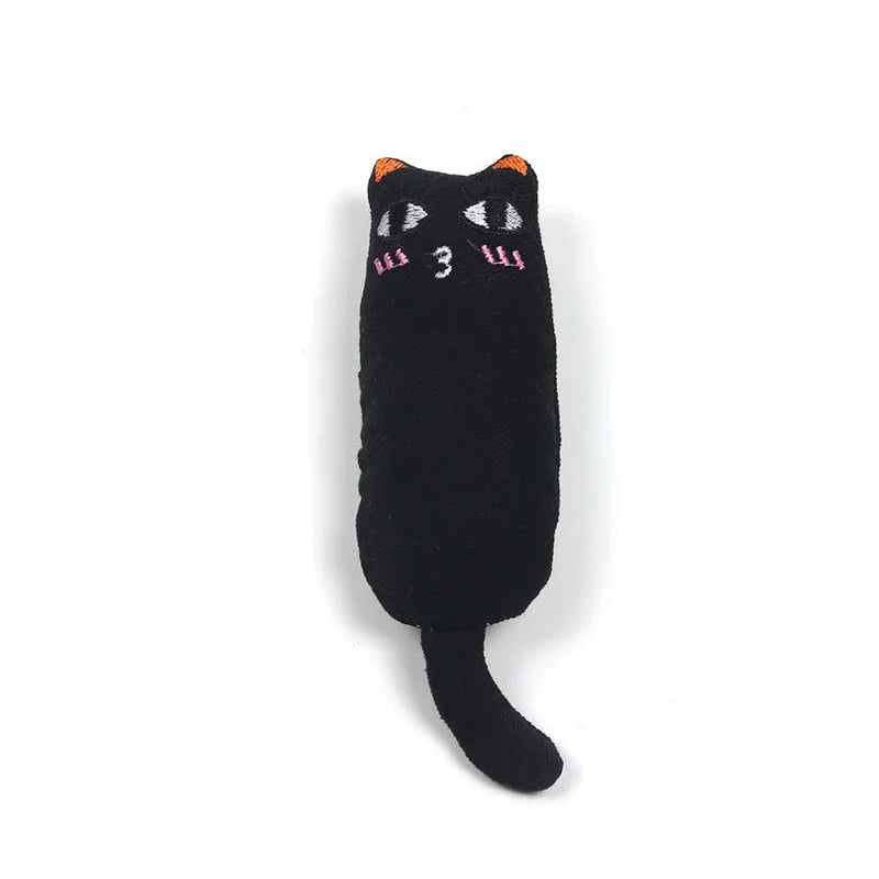 Catnip Plush Toy with Rustle Sound – Teeth Grinding Pillow for Kittens