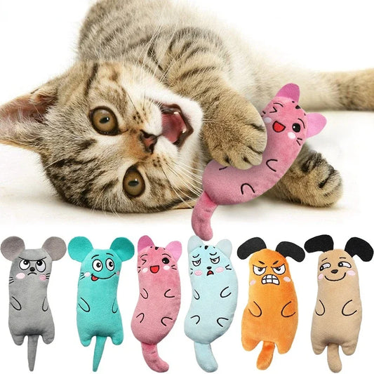 Interactive Cat Wand Toy – Detachable Teaser with Feather & Suction Base