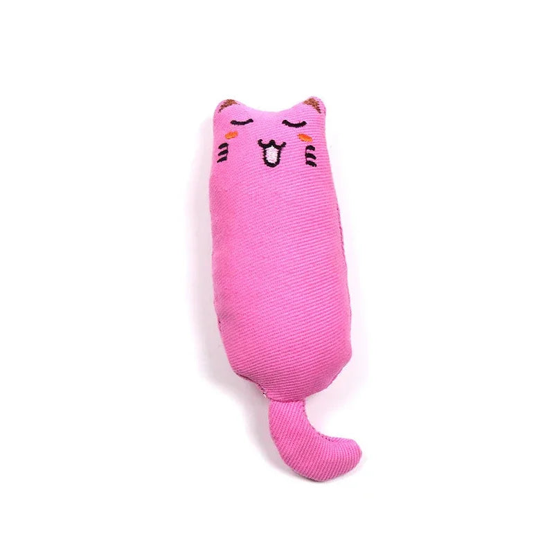 Catnip Plush Toy with Rustle Sound – Teeth Grinding Pillow for Kittens