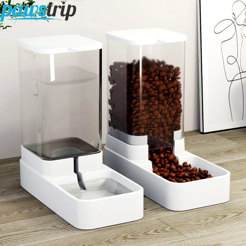 Automatic Pet Feeder & Water Dispenser – Large Capacity Food Storage for Dogs & Cats