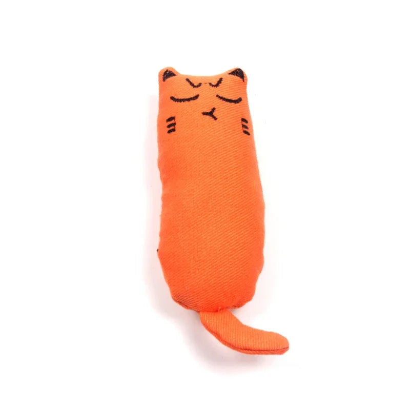 Catnip Plush Toy with Rustle Sound – Teeth Grinding Pillow for Kittens