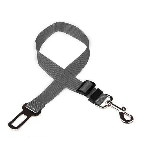 Adjustable Pet Car Seat Belt – Dog & Cat Safety Harness Clip for Vehicle Travel