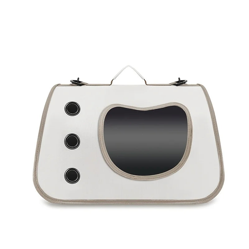 Foldable Pet Carrier Bag – Portable Travel Shoulder Bag for Cats & Small Dogs