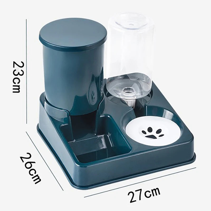Automatic Cat Feeder & Water Dispenser – Large Capacity Food Storage for Cats & Small Dogs