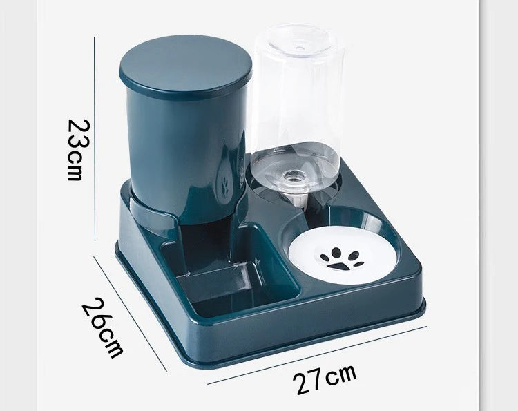Automatic Cat Feeder & Water Dispenser – Large Capacity Food Storage for Cats & Small Dogs