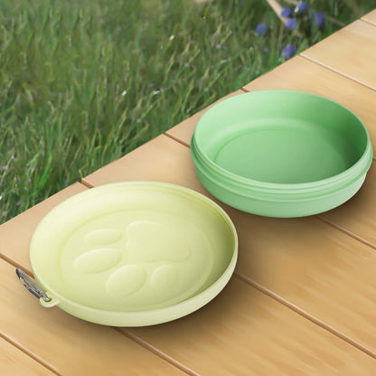 Portable Pet Food & Water Dispenser – Travel Dog & Cat Feeder Bowl
