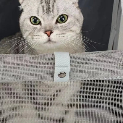 Cat Carrier Backpack – Breathable Travel Bag for Small Cats & Dogs (Up to 6kg)