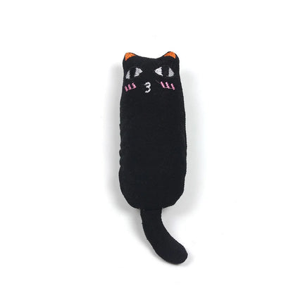 Catnip Plush Toy with Rustle Sound – Teeth Grinding Pillow for Kittens