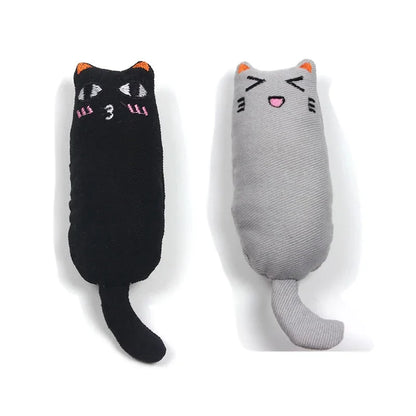 Catnip Plush Toy with Rustle Sound – Teeth Grinding Pillow for Kittens