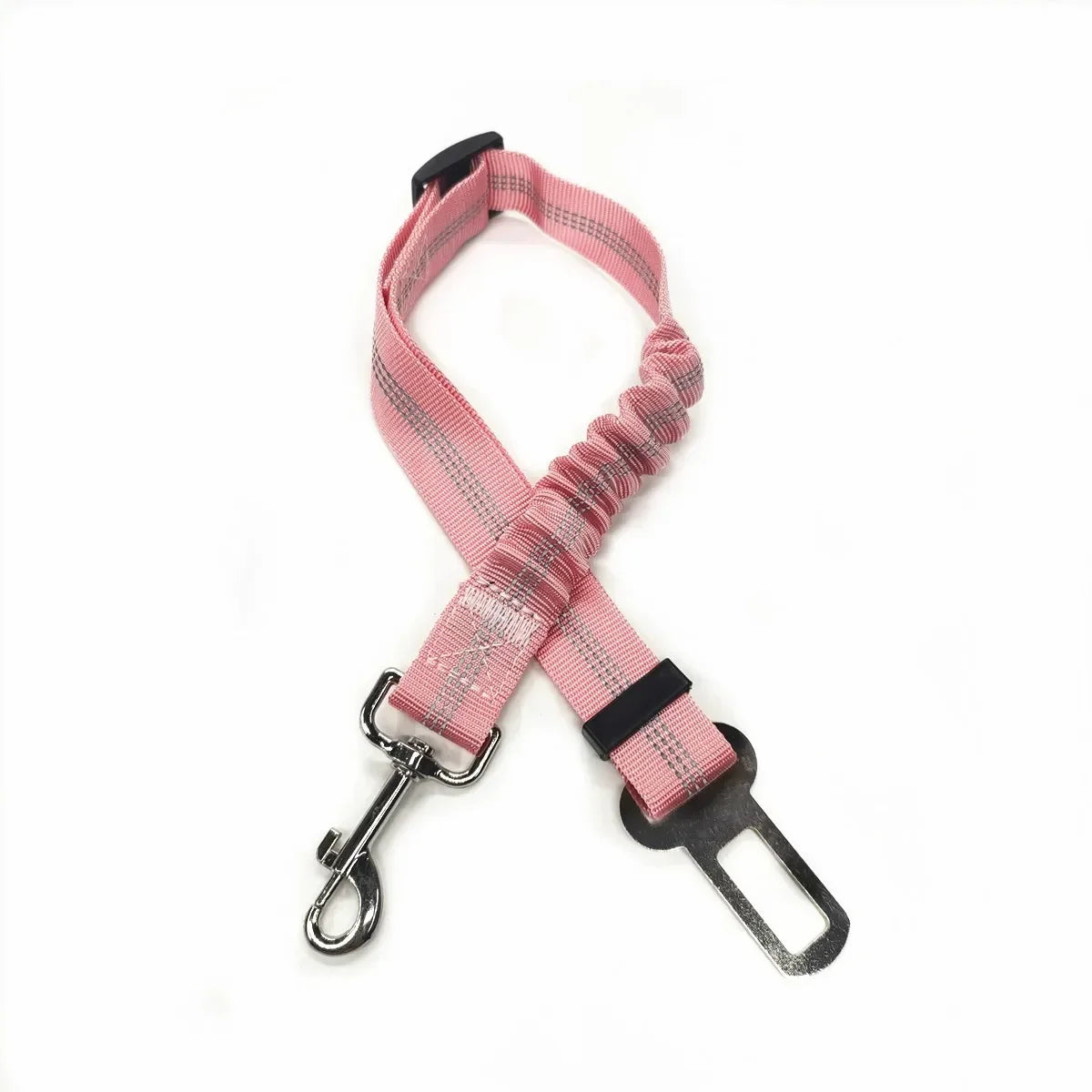 Adjustable Pet Car Seat Belt – Dog & Cat Safety Harness Clip for Vehicle Travel