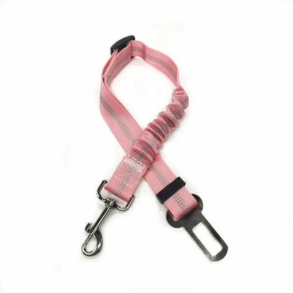 Adjustable Pet Car Seat Belt – Dog & Cat Safety Harness Clip for Vehicle Travel
