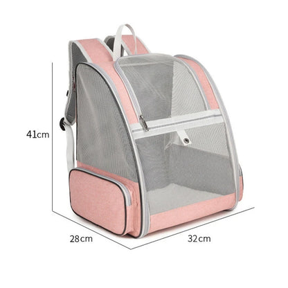 Cat Carrier Backpack – Breathable Travel Bag for Small Cats & Dogs (Up to 6kg)