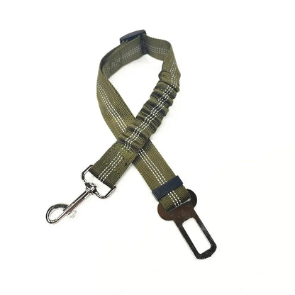 Adjustable Pet Car Seat Belt – Dog & Cat Safety Harness Clip for Vehicle Travel