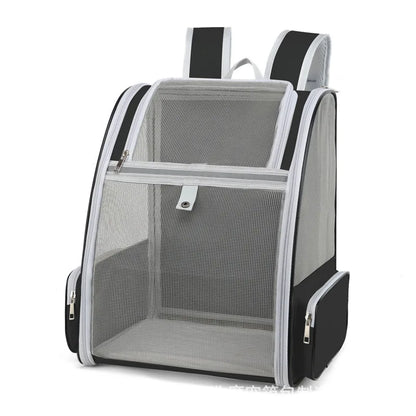 Cat Carrier Backpack – Breathable Travel Bag for Small Cats & Dogs (Up to 6kg)
